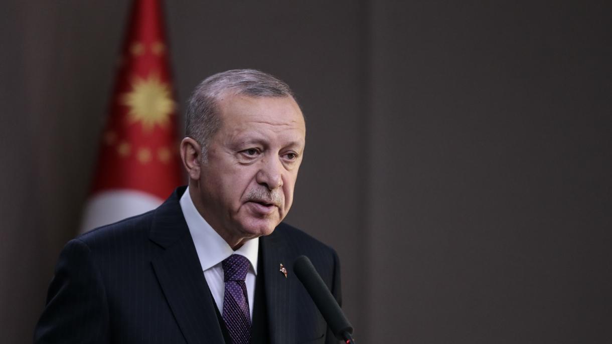 Erdogan “10-njy dekabr Adam hukuklary güni” mynasybetli ýüzlenme çap etdi