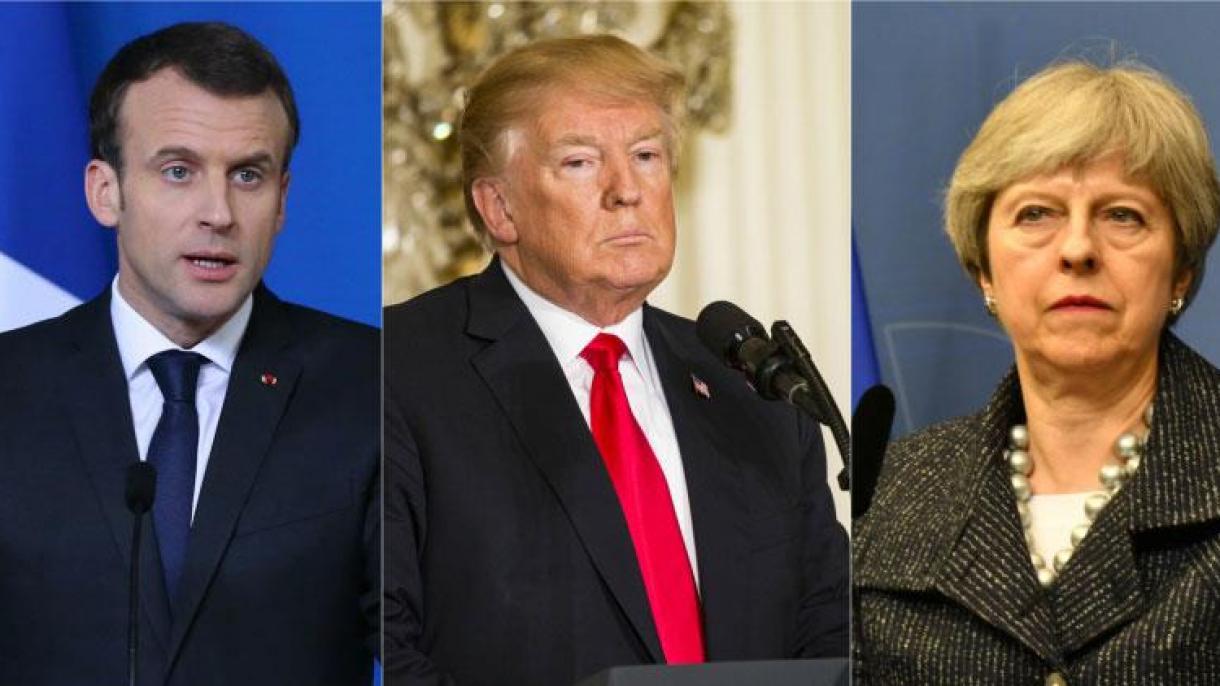 Macron conversou por telefone com Trump e May