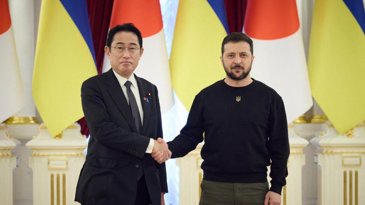 Ýaponiýanyň Premýer ministri Ukrainada saparda bolýar