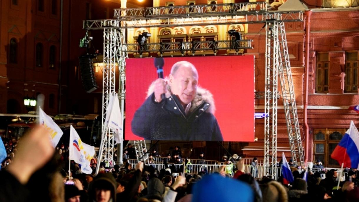 روس کے انتخابات: پوٹین کے چوتھی بار صدربننےکے واضح امکانات