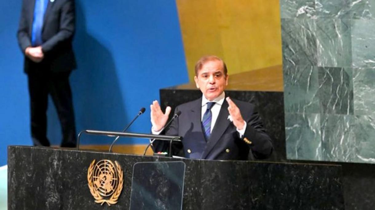 وزیراعظم محمد شہبازشریف نے موسمیاتی تبدیلیوں اور پاکستان میں متاثرین سیلاب کے مسائل کو اجاگر کیا