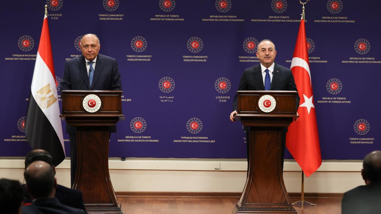 تاکید چاووش‌اوغلو بر اهمیت روابط و همکاری ترکیه و مصر