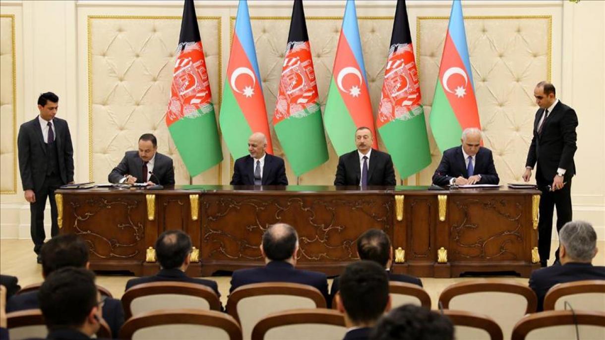 پنج توافقنامه همکاری میان افغانستان و آذربایجان امضا شد