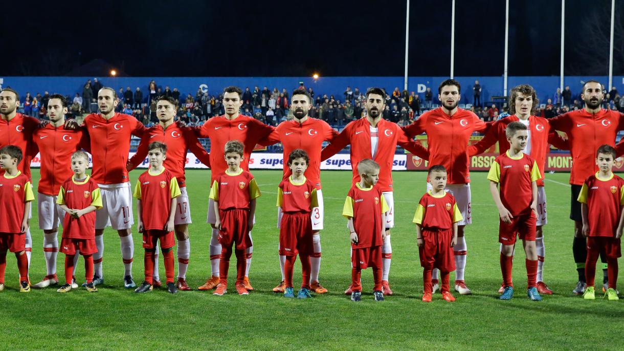 مسابقه تیم های فوتبال ترکیه و مونته نگرو برگزار شد