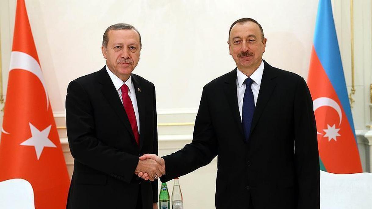 Telefonon tárgyalt Recep Tayyip Erdoğan és İlham Aliyev