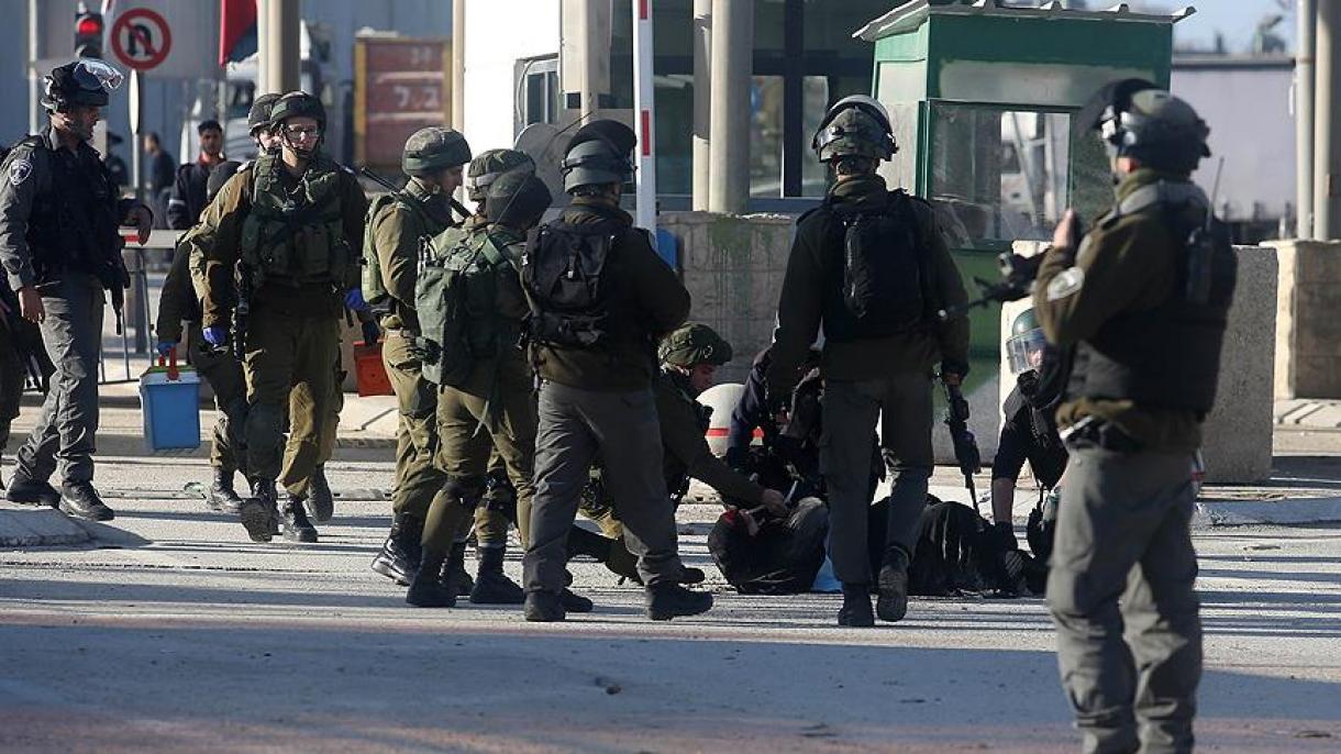 以色列军队拘留20名巴勒斯坦人