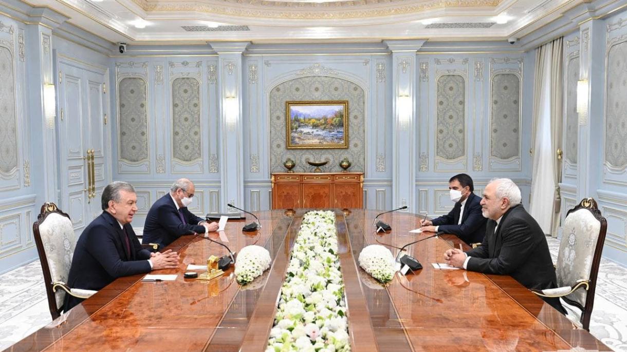 O‘zbekiston prezidenti Eron tashqi ishlar vazirini qabul qildi