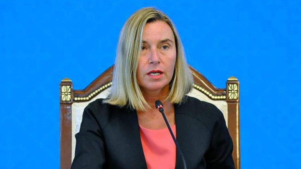 Mogherini: "Es incuestionable nuestra solidaridad con el pueblo turco"