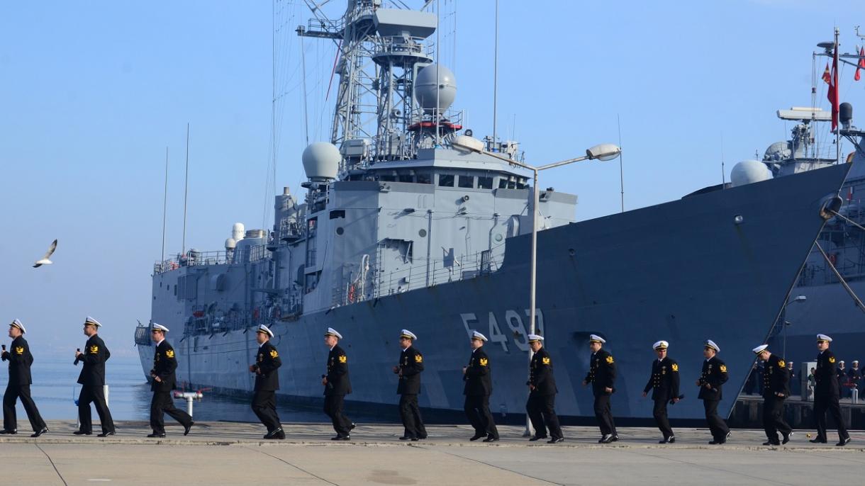 A Marinha turca continuará protegendo águas internacionais