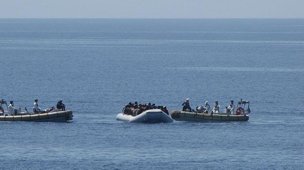 利比亚海军营救237名非法移民