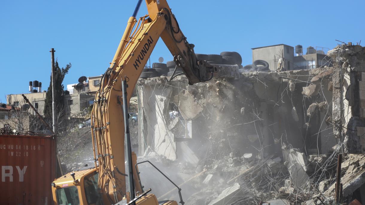 تخریب خانه فلسطینیان از سوی اسرائیل
