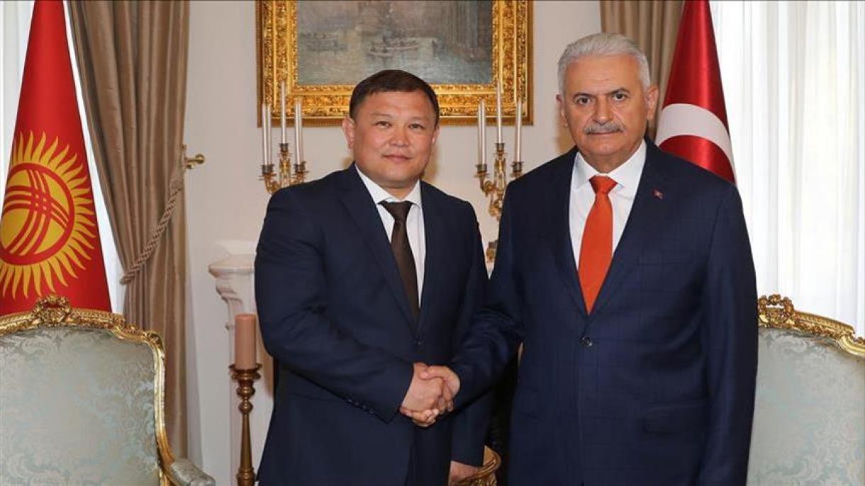 دیدار یلدریم با رئیس مجلس قرقیزستان