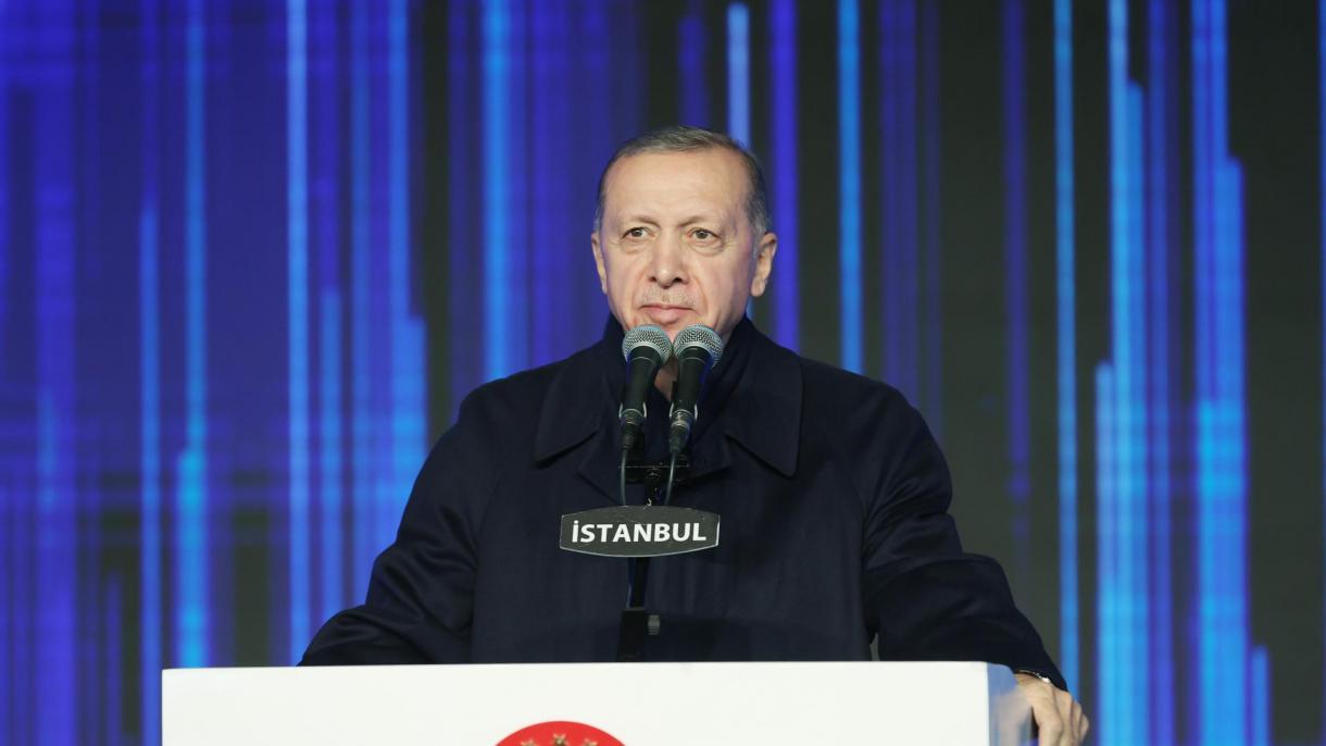 Prezident Ərdoğan Silivri Təbii Qaz Anbarı Təsisatının açılışında çıxış edib