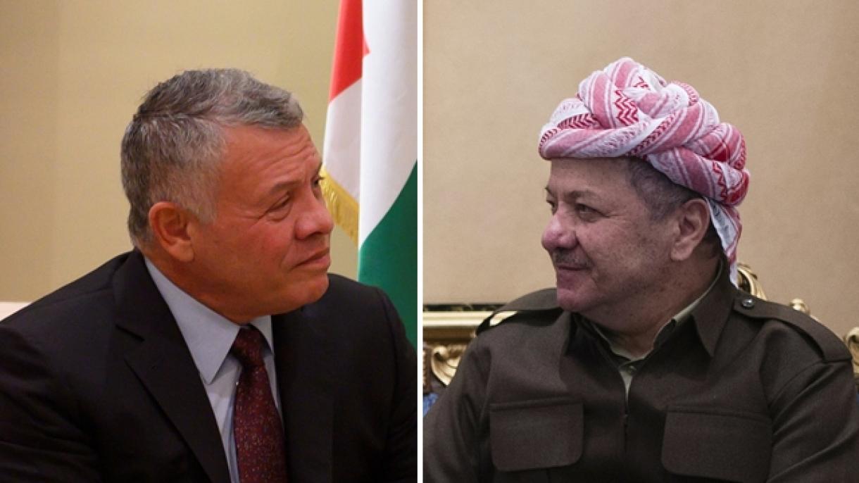 约旦国王会见前伊拉克库尔德地区政府领导人