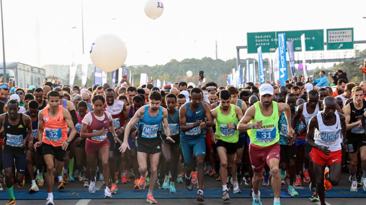 اشتراک تقریبا 30 هزار تن در مسابقه ای دویش استانبول