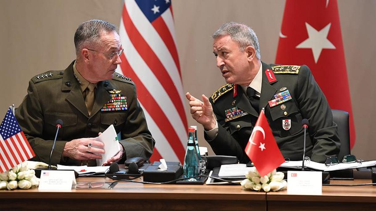 دیدار روسای ستاد مشترک ارتش ترکیه و آمریکا