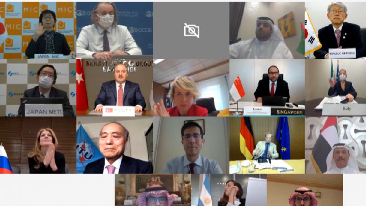 mustafa varank-g20 videokonferans.jpg