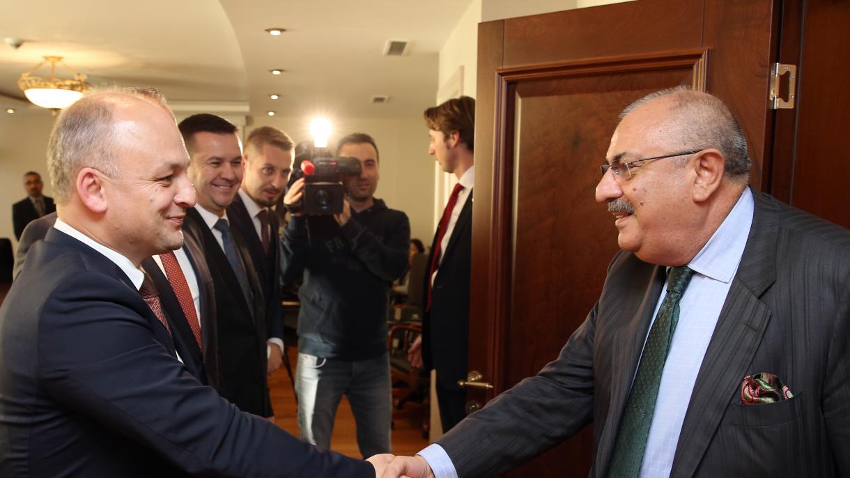 دیدار و گفتگوی طغرل تورکش با وزرای مشاور مقدونیه و آلمان