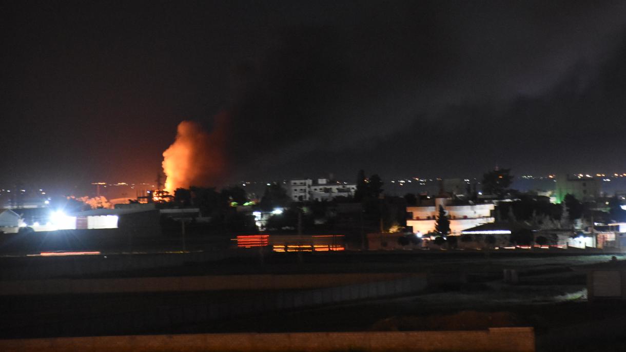 叙利亚哈塞凯市一建筑物发生连环爆炸