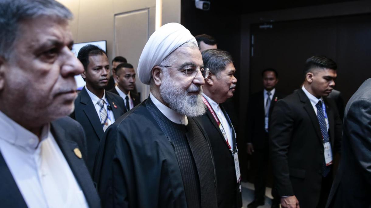 İran prezidenti  Ruhani Qǝtǝr  Əmiri Əl Sani ilǝ görüşdü