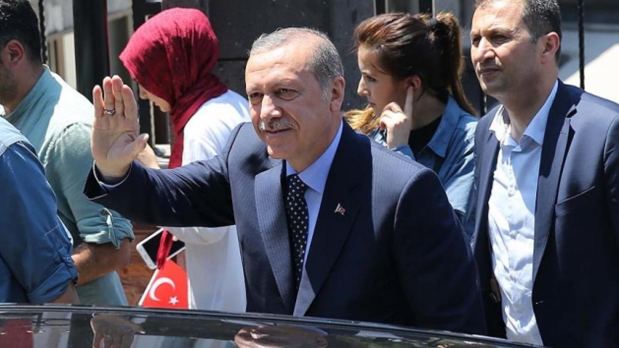 Эрдоган парламент төрагасы жана партия лидерлерине ыраазычылыгын билдирди