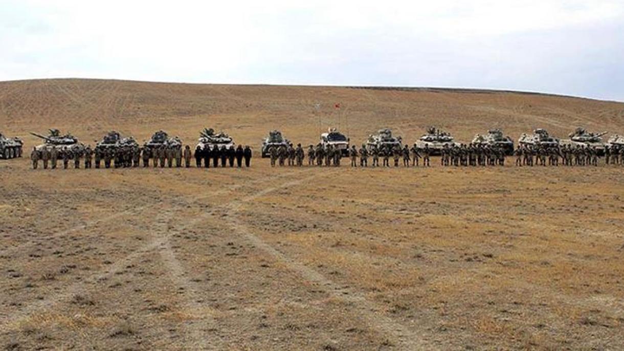 رزمایش مشترک نیروهای هوایی و زمینی ترکیه و آذربایجان ادامه دارد
