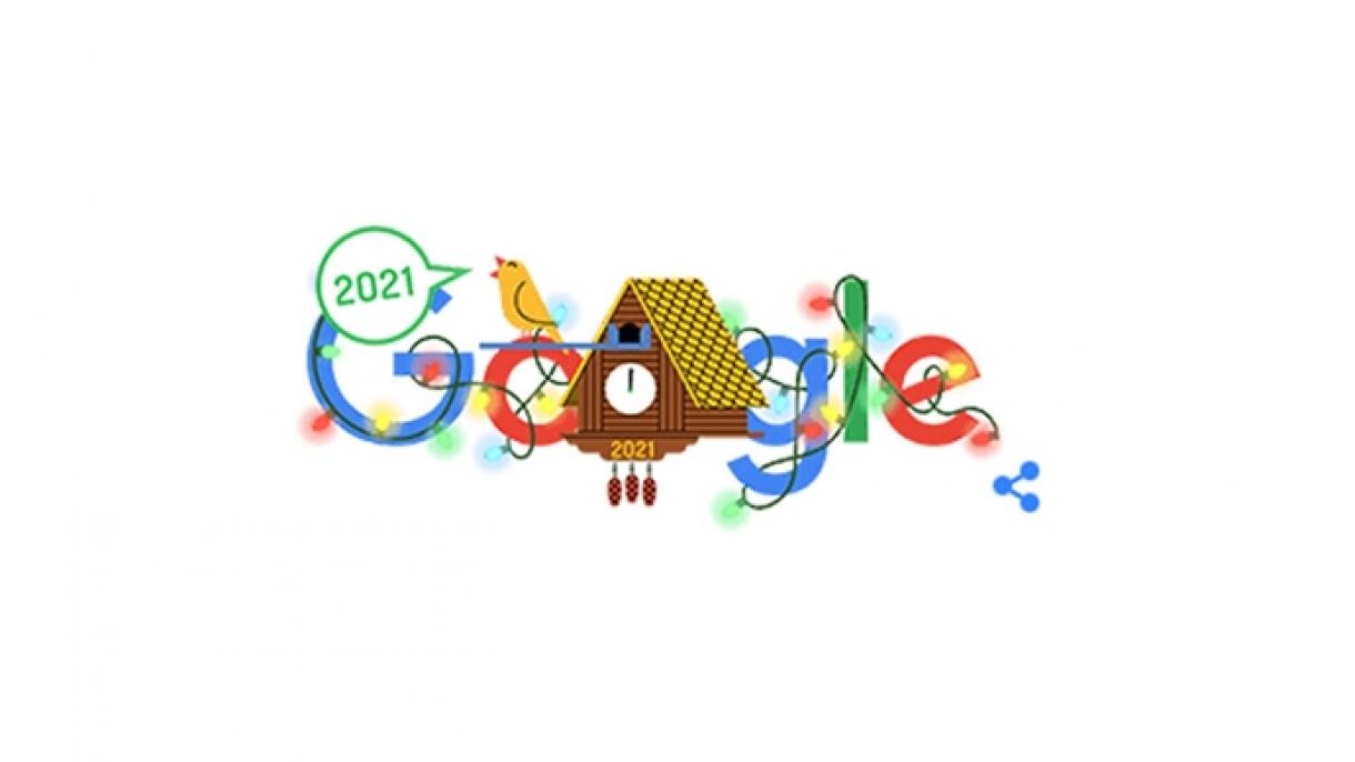Google da la bienvenida al 2021 con su característico doodle