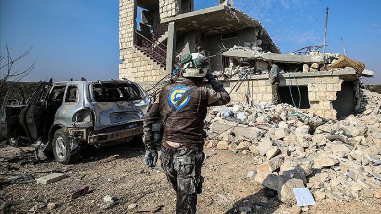 俄罗斯轰炸伊德利卜冲突降级区居民住宅