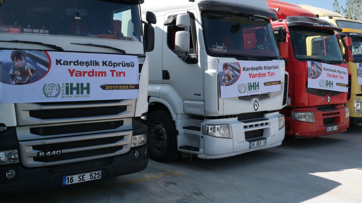 کمک های زمستانی بنیاد همیاری های بشری ترکیه به 1500 خانواده در سوریه