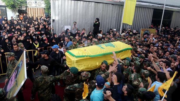 حزب الله, مخالفان رژیم اسد را عامل کشته شدن مصطفی بدرالدین معرفی کرد
