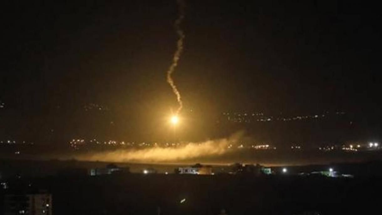اسرائیل کا شام پر فضائی حملہ