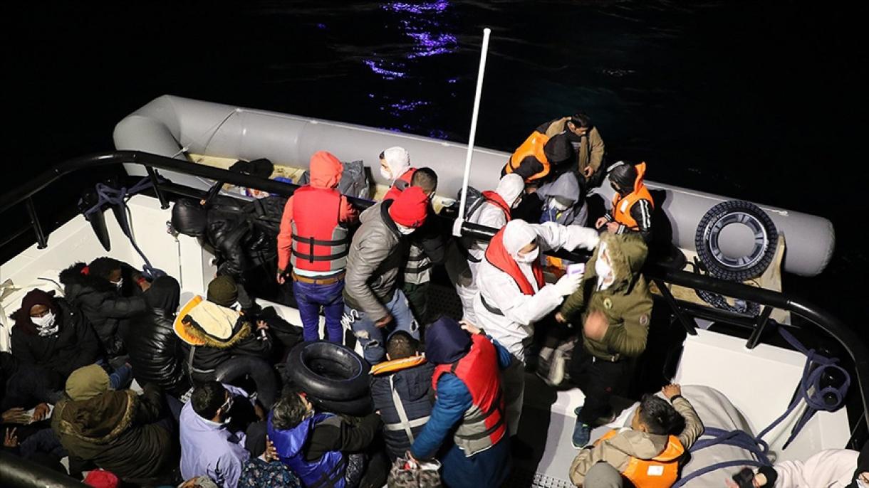Gresiýa tarapyndan Türkiýäniň suw giňişligine itilen 162 bosgun halas edildi