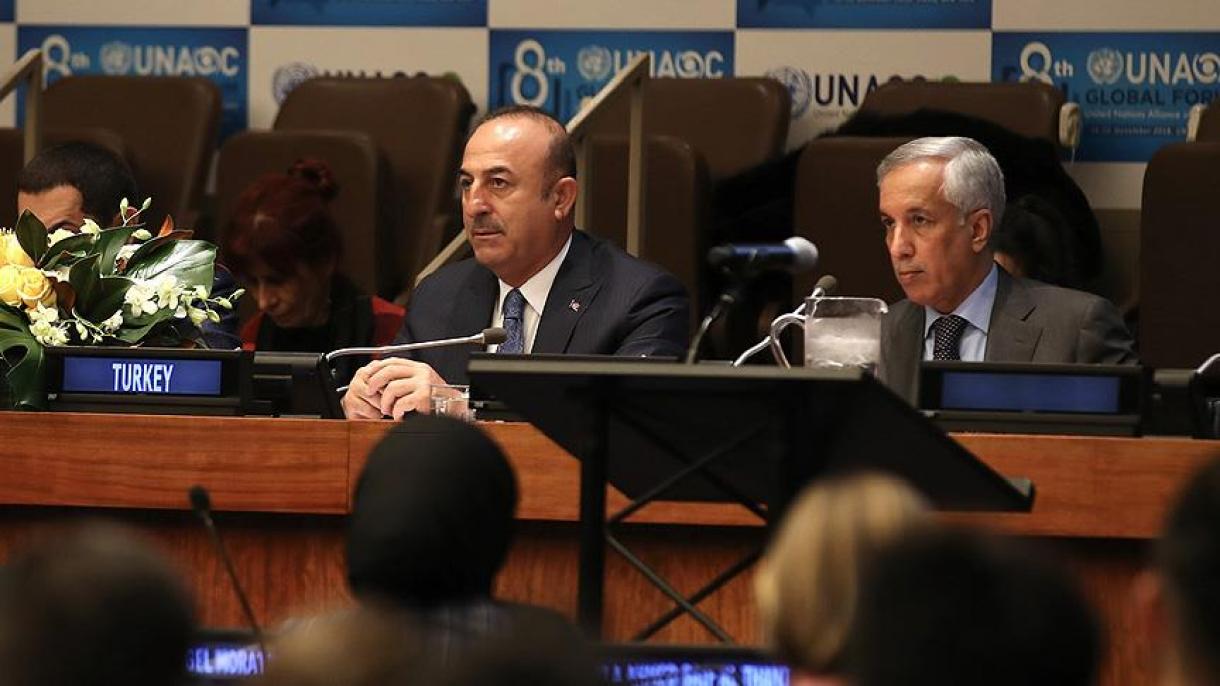 Ministrul Çavușoğlu a rostit un discurs la cel de-al 8-lea Forum Global al Alianței Civilizațiilor