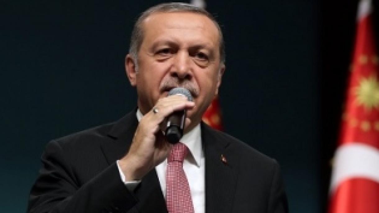 رجب طیب اردوغان رئیس جمهور ترکیه مردم را دعوت به انسجام صفوف نمود