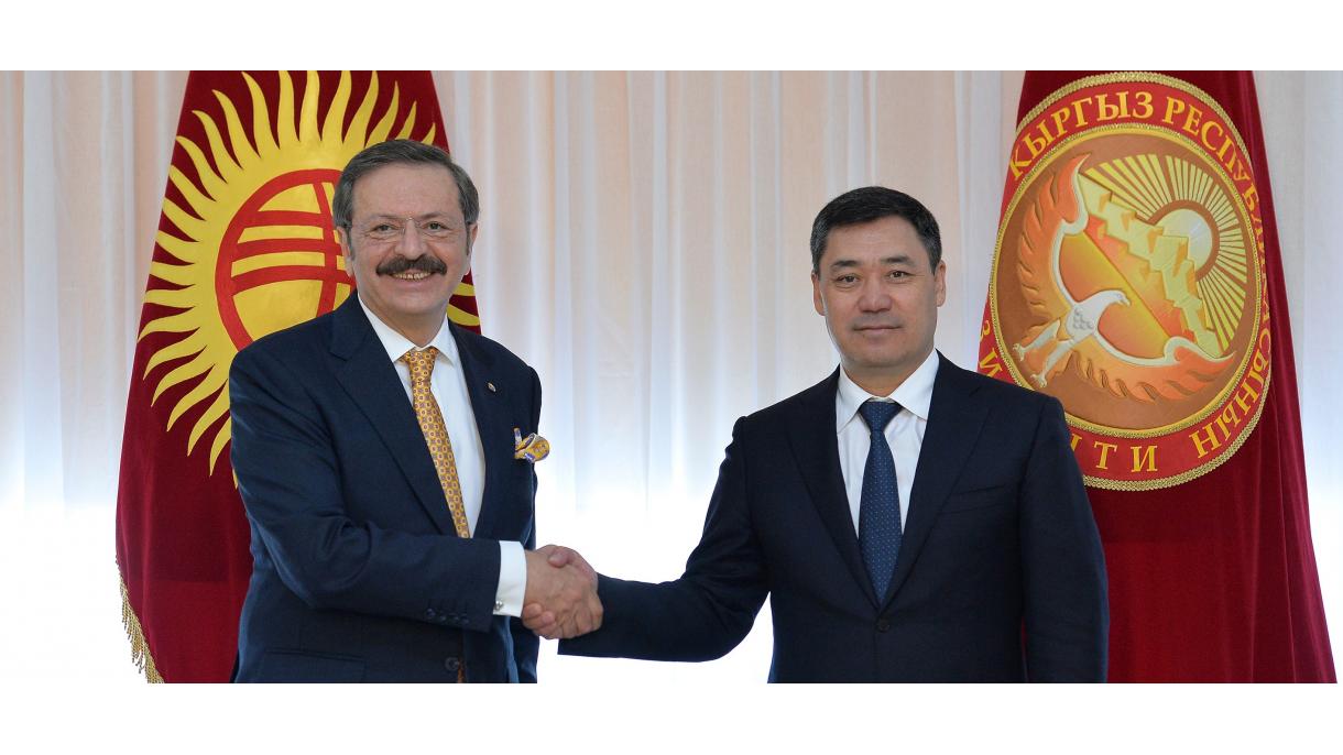 Президент Жапаров TOBB төрагасы Хисаржыклыоглун кабыл алды