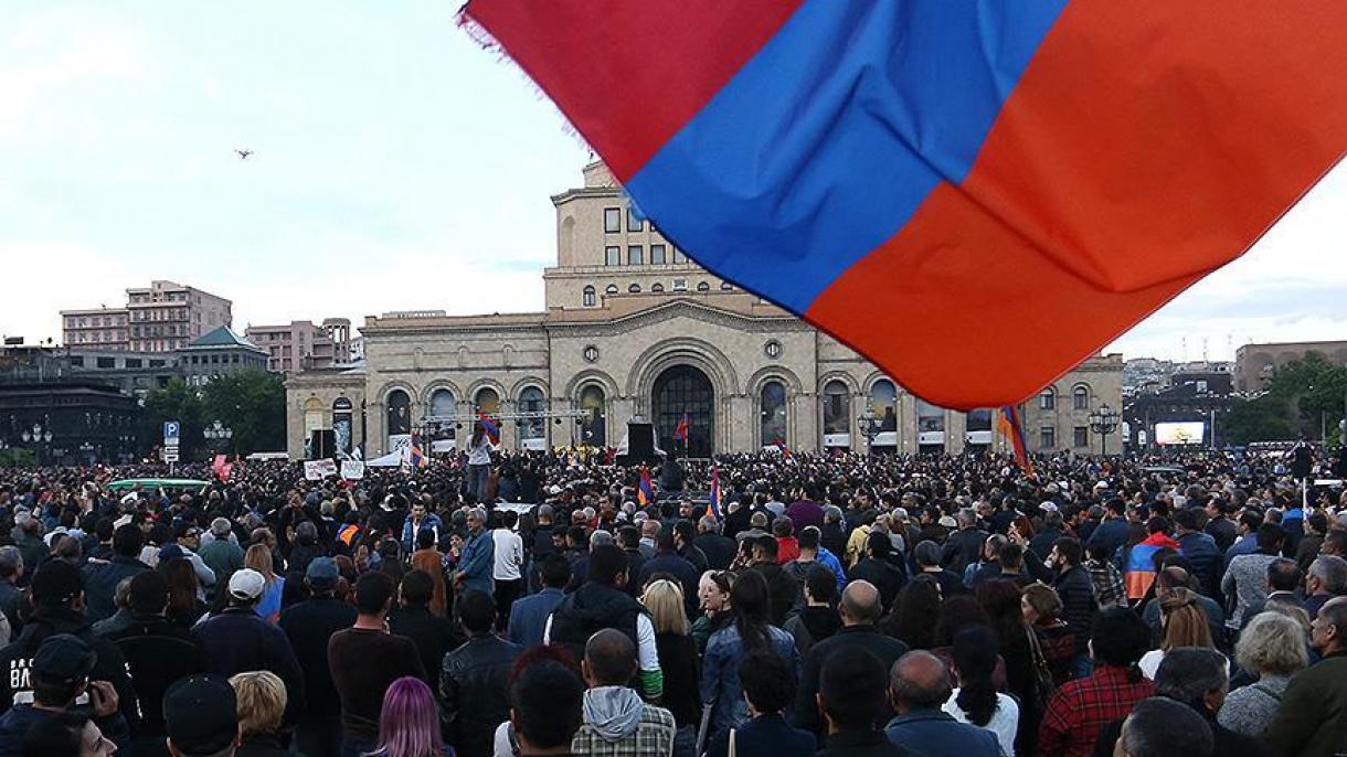 توقف تظاهرات و اعتراضات در ارمنستان