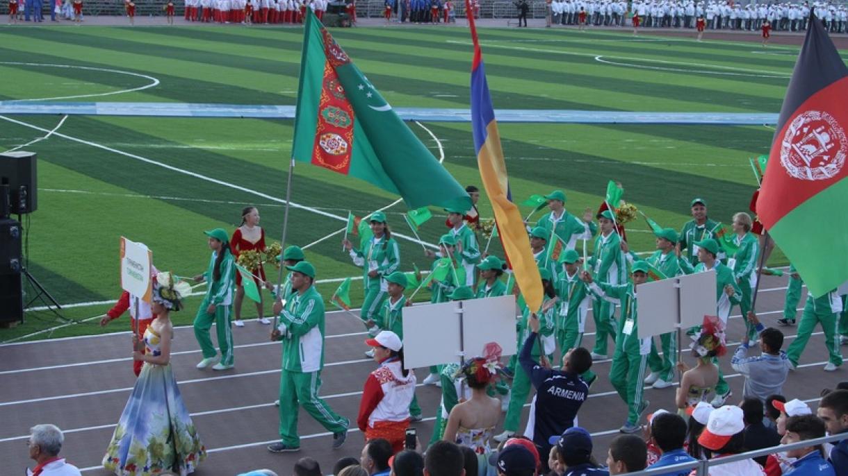 Türkmenistanyň topary Ýakutskide geçirilýän çagalar sport baýramçylygynda