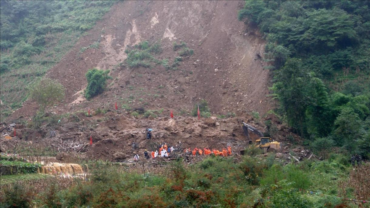中国云南省发生山体滑坡死亡人数增至34人