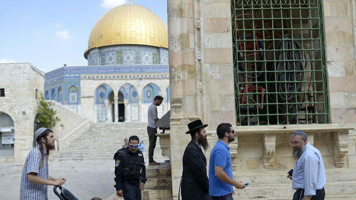حمله یهودی های افراطی به مسجد الاقصی