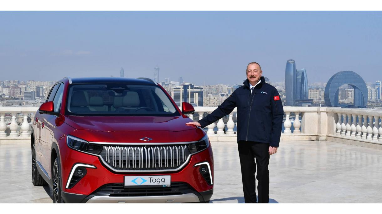 Az azeri elnök kapta a második Togg autót