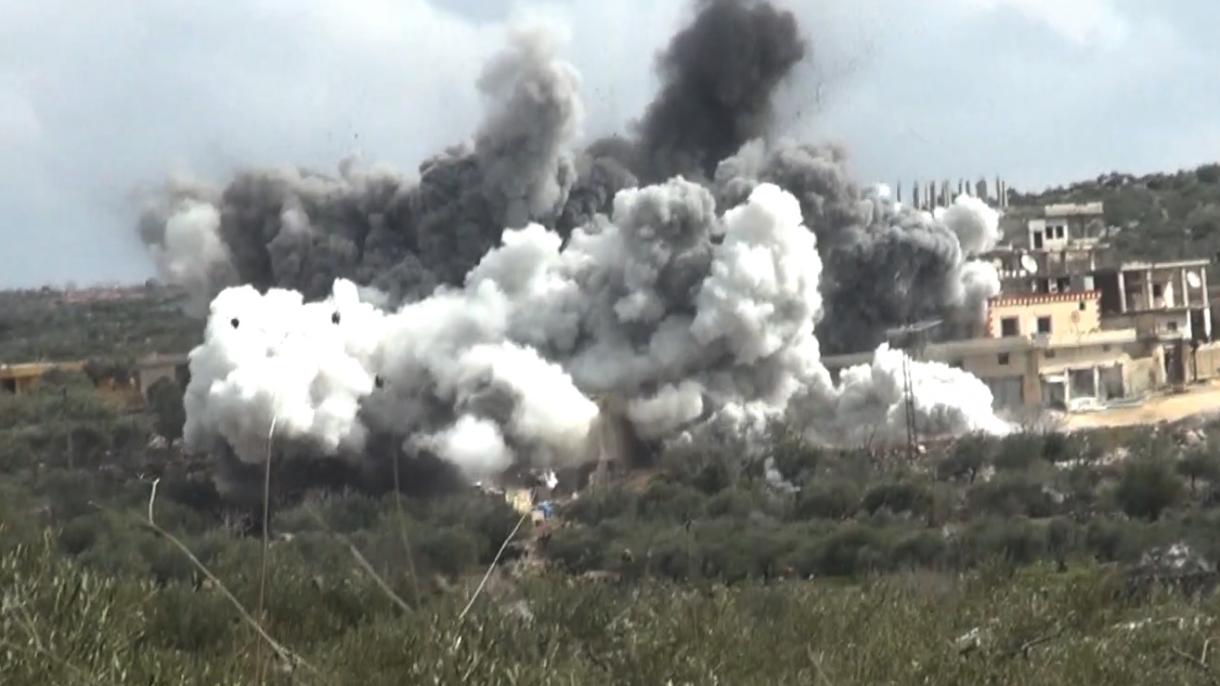 Orosz légi csapások kilenc civillel végeztek  Idíbben