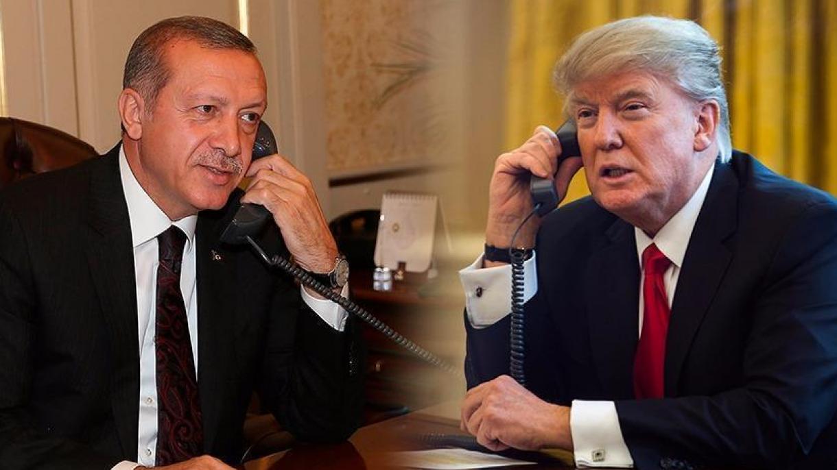 جمهور باشقانی اردوغان ترامپلا تلفونلا دانیشیب