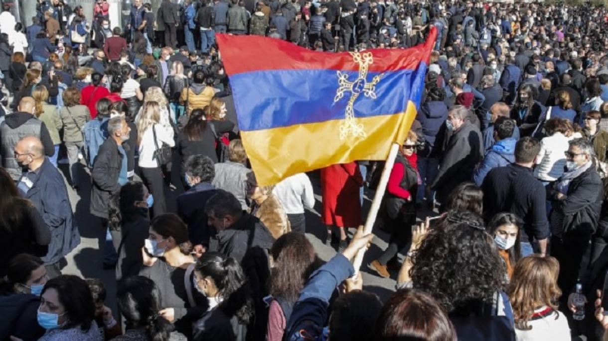 სომხეთში ფაშინიანის გადადგომის მოთხოვნით აქციები არ წყდება