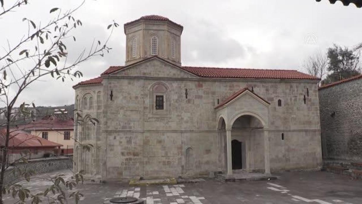 La restaurada iglesia de San Miguel de 700 años en Trabzon formará parte del turismo