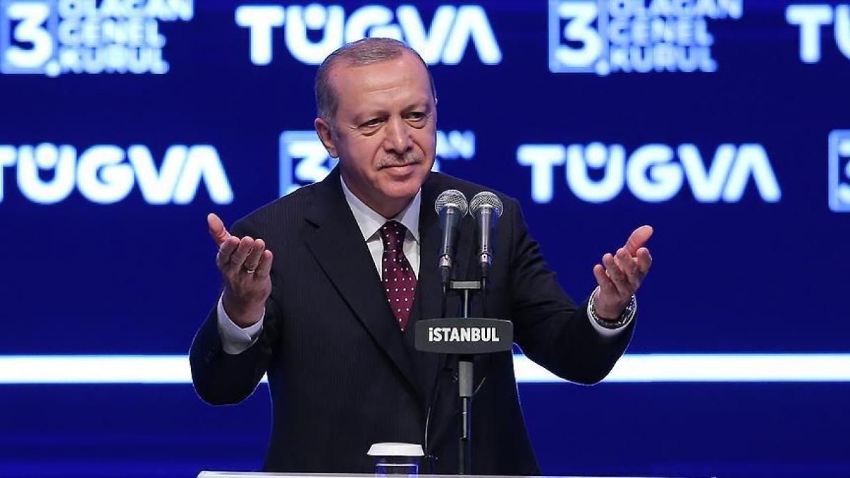 سخنان ارزنده اردوغان در همایش ویژه بنیاد جوانان ترکیه