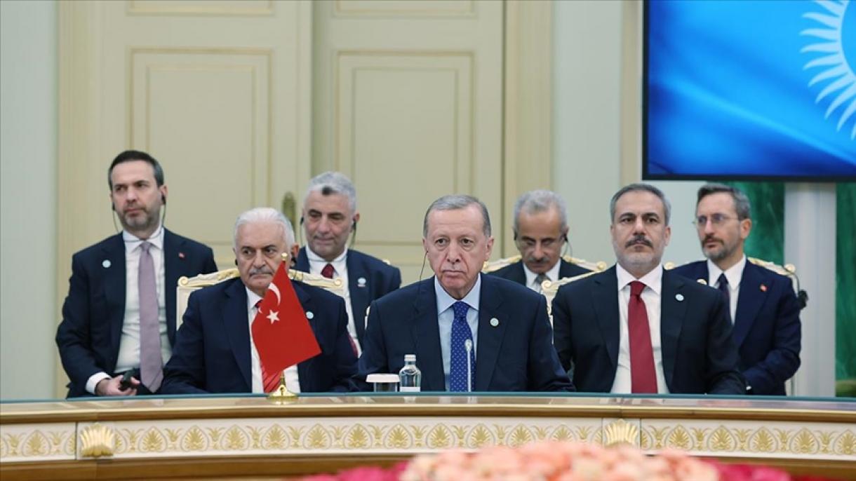 سخنرانی رئیس جمهور اردوغان در دهمین اجلاس شورای سران کشورهای سازمان کشورهای تورک