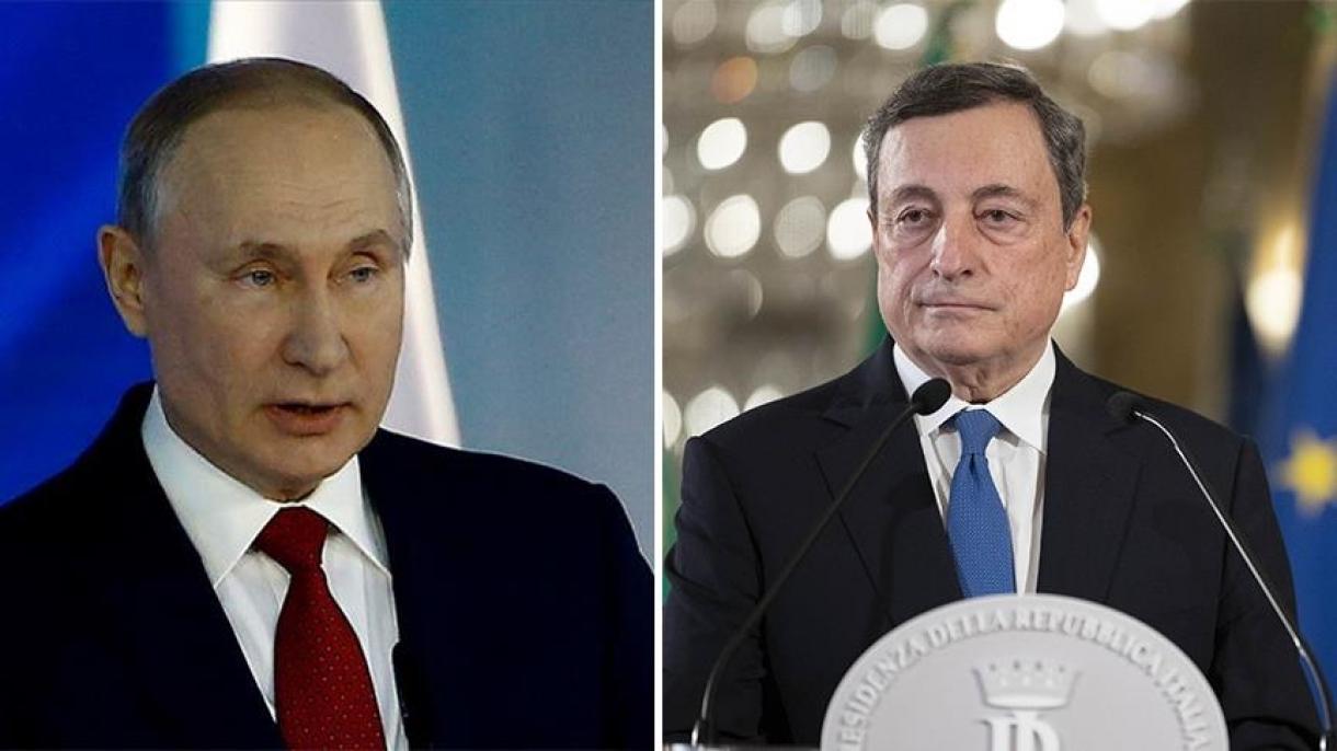 Italiya bosh vaziri Rossiya prezidenti Vladimir Putin bilan muloqot qildi