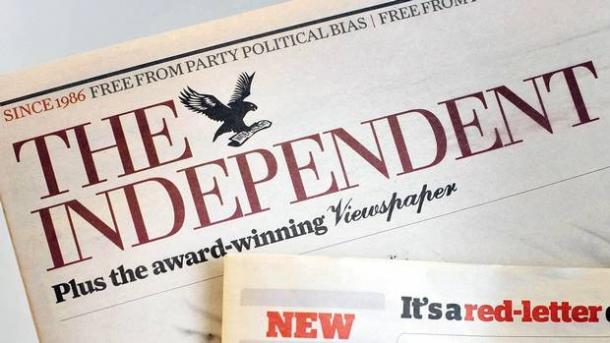 “The Independent” soñğı tapqır basılğan