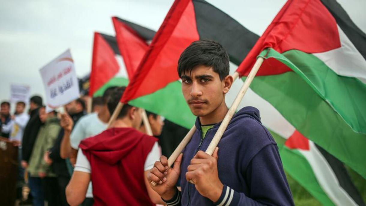 加沙民众抗议以色列实施的封锁