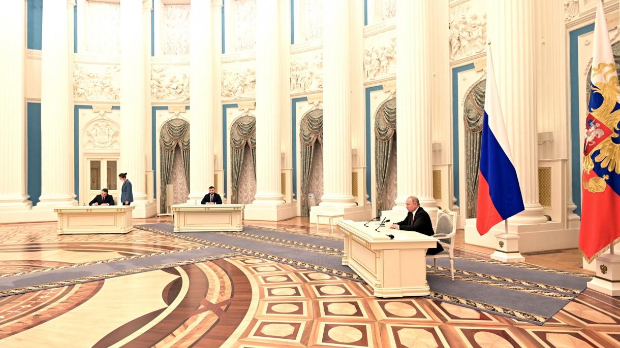 普京签署法令 承认涅茨克和卢甘斯克独立